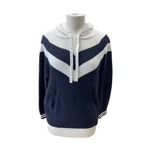 Faherty Throwback Sweater Hoodie Women’s Sz Large Waffle Organic Cotton/Cashmere